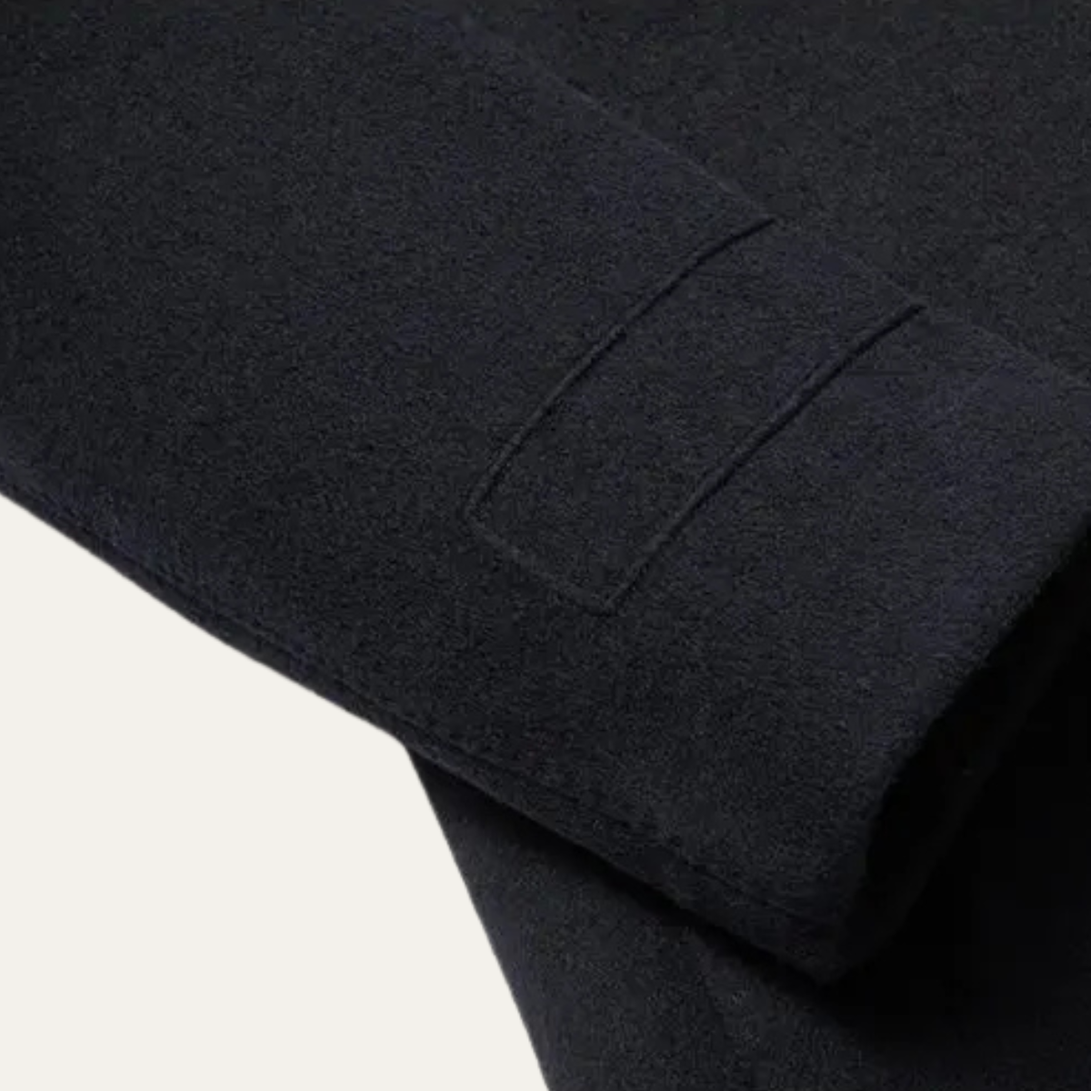 Classic Fit Men's Tailored Wool Overcoat