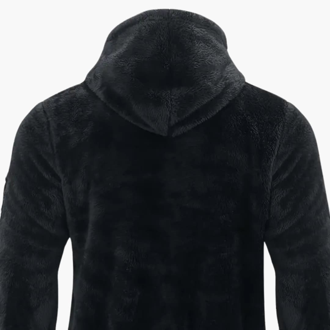 Men's Fleece Zip Up Long Sleeve Jacket