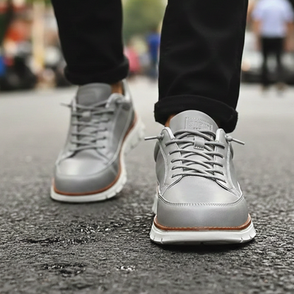 Cruelty Free Leather Lace Up Sneakers