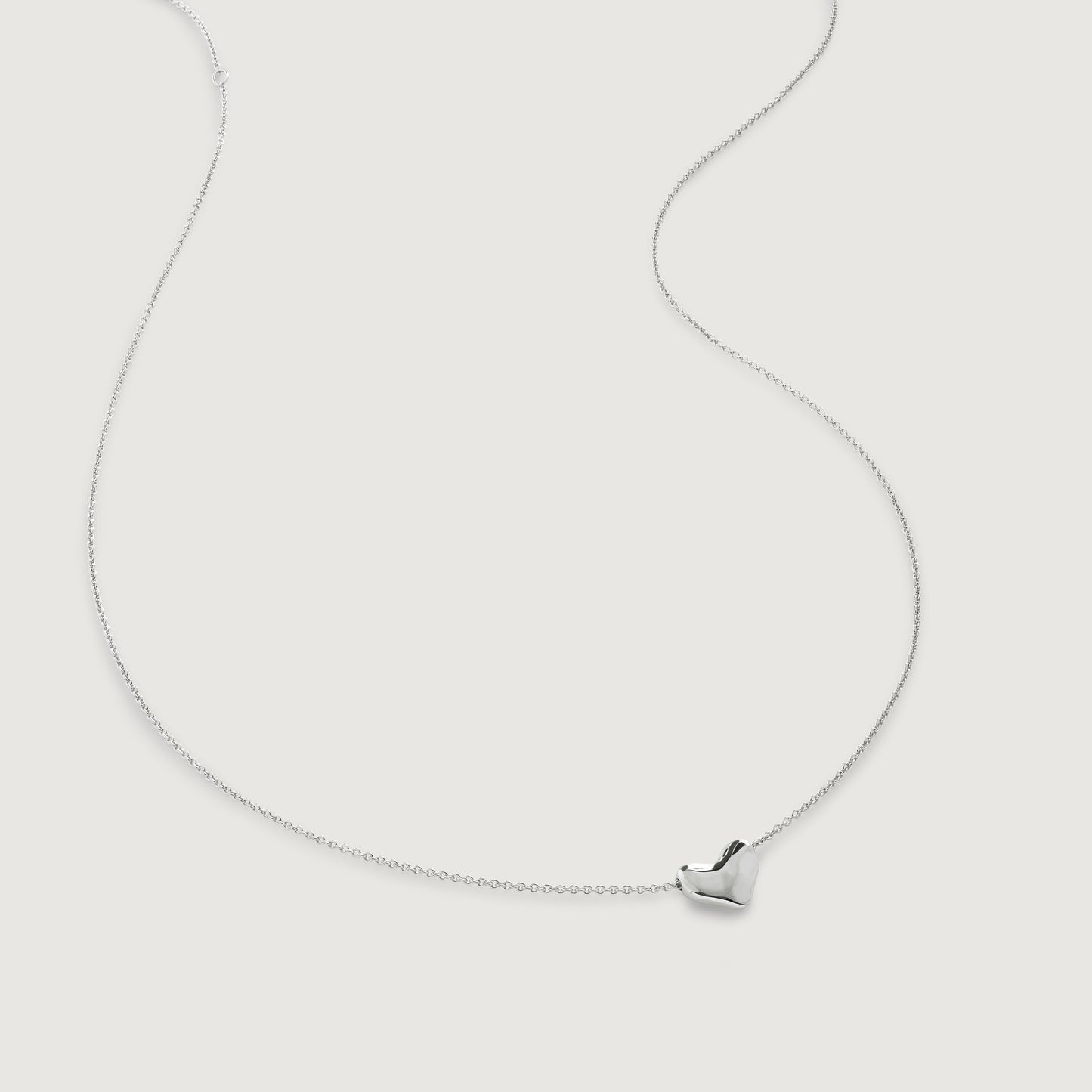 Elegant Silver Gold Chain Pendant Necklace