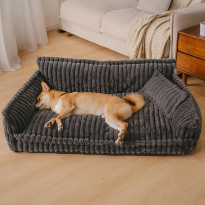 Comfortable Orthopedic Pet Dog Bed With Back Support
