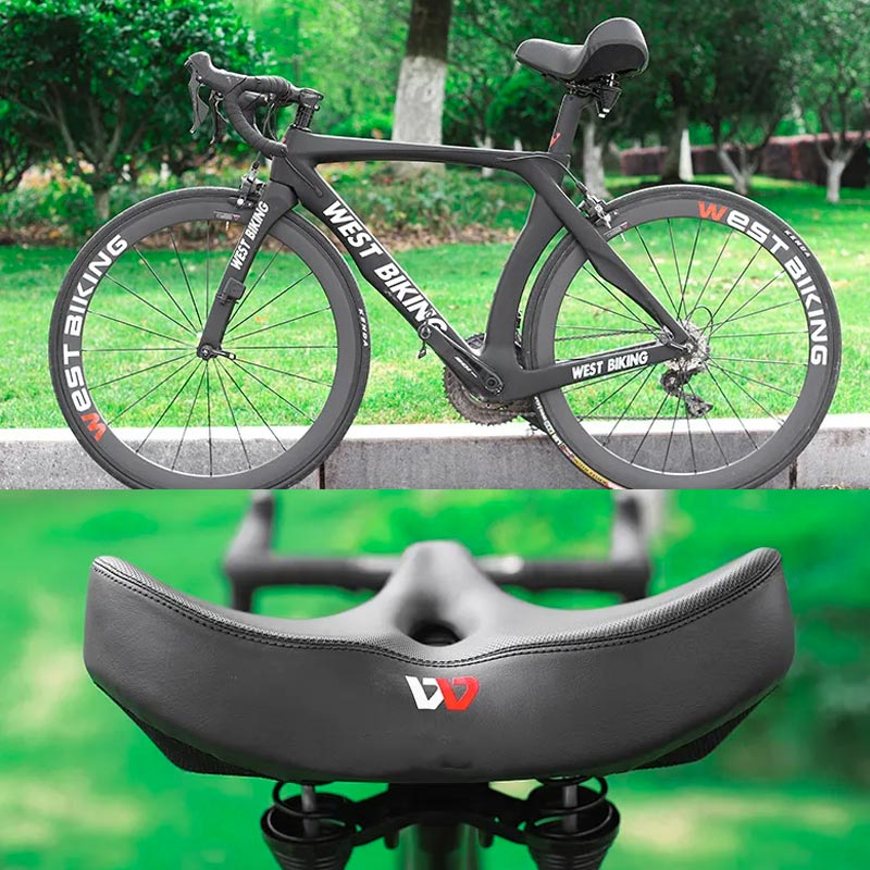 Padded Bike Seat with Extra Large Cushion - Olytrend