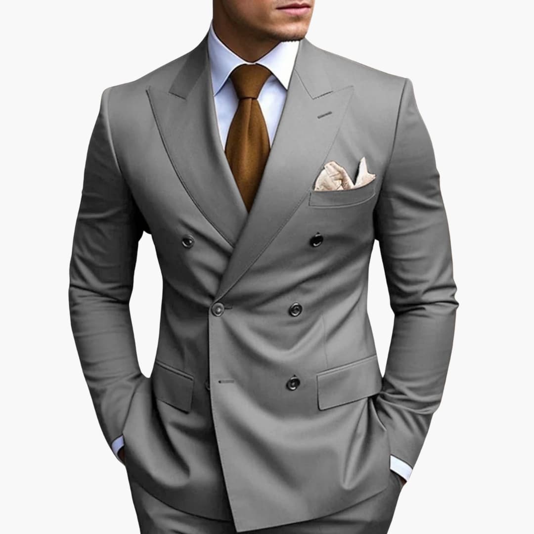 Classic Two Button Slim Fit Men's Suit