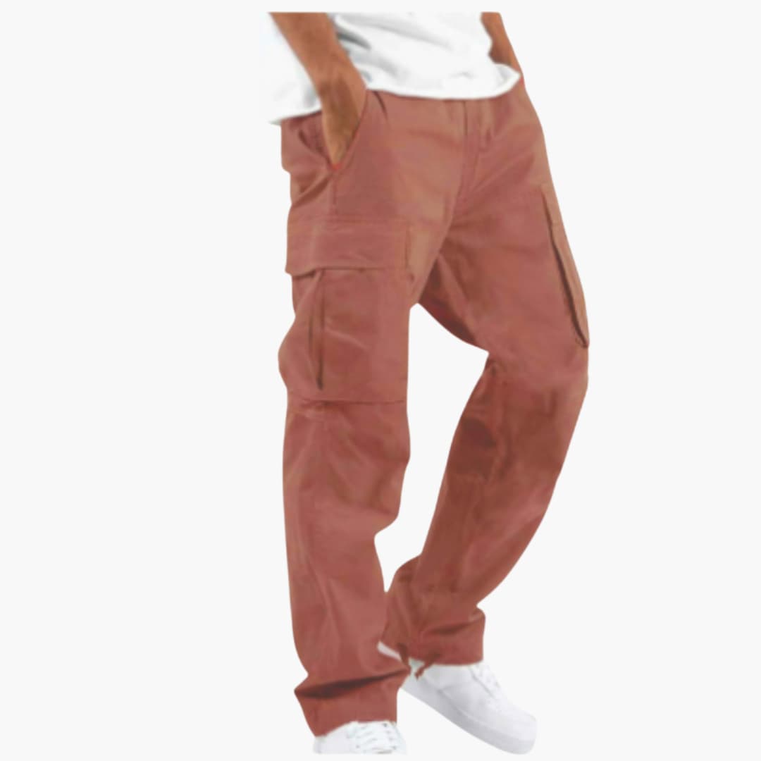 Relaxed Fit Cargo Pants with Big Pockets