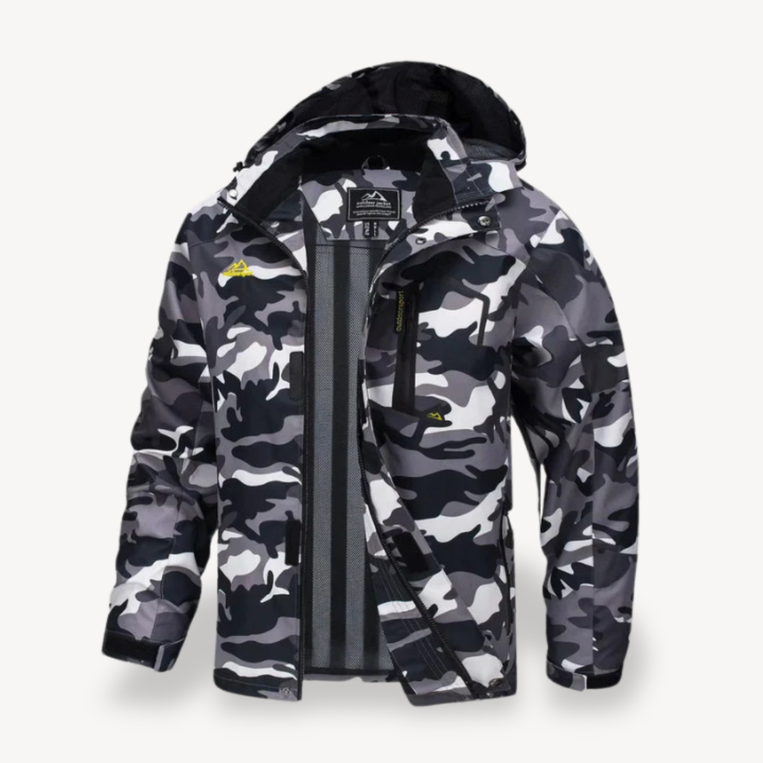 Warm Camouflage Parka Jacket for Men