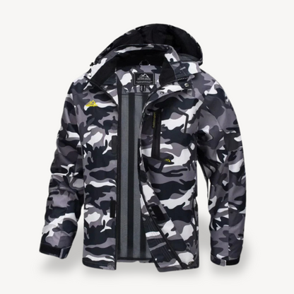 Warm Camouflage Parka Jacket for Men