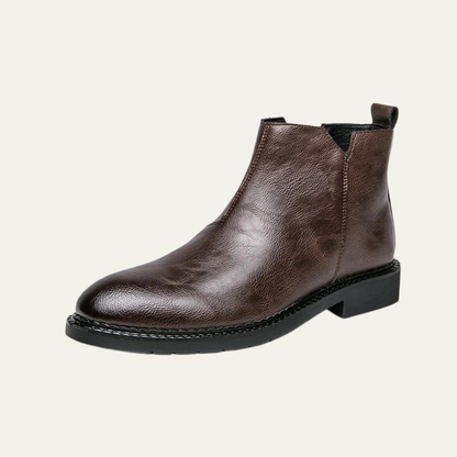 Genuine Leather Men's Ankle Boots