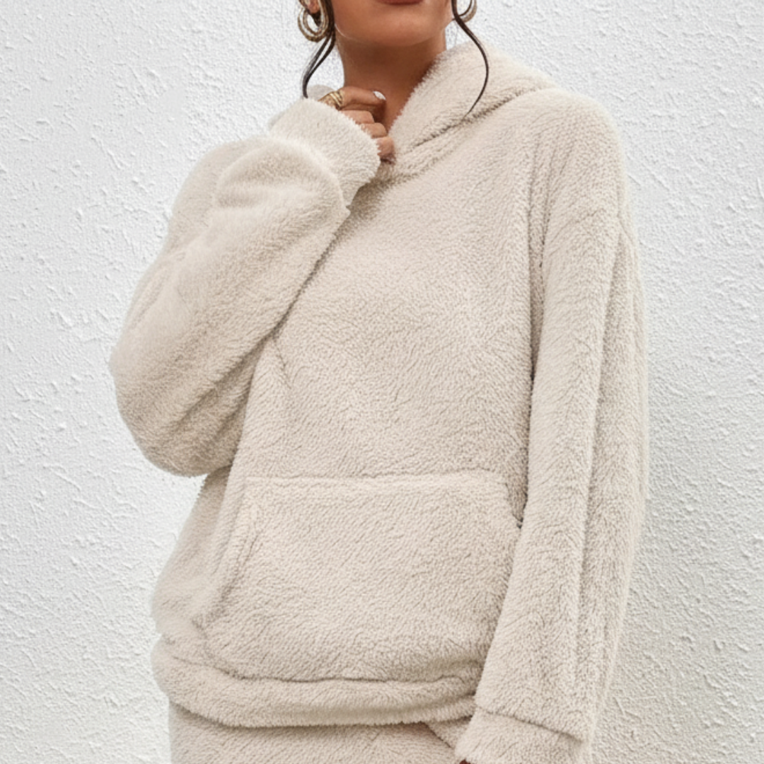 Comfy Oversized Hoodie with Pocket, Long Sleeve Design