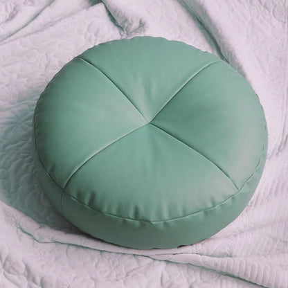 Soft Leather Japanese Pillow – Simple Elegant Design