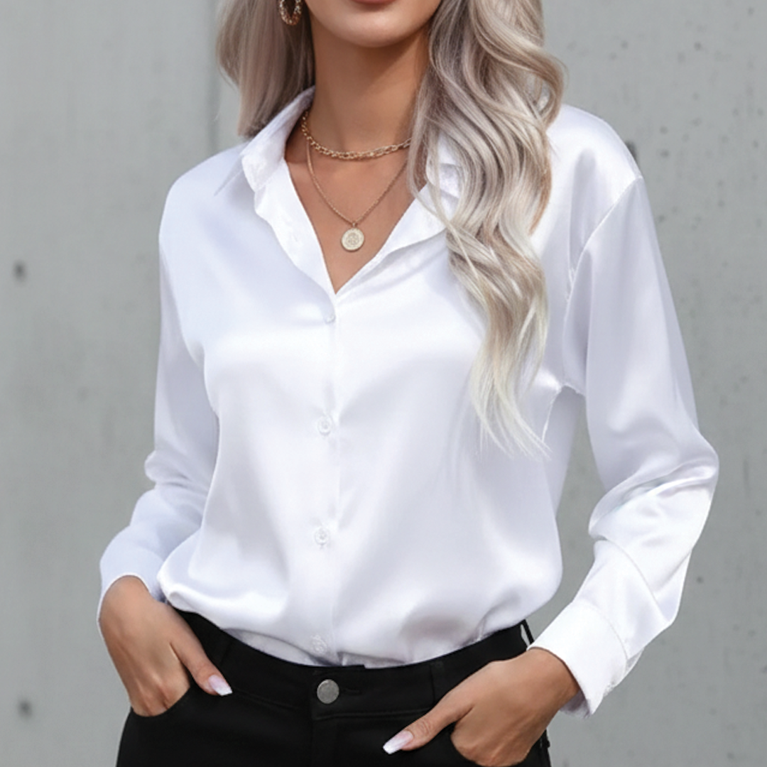 Lovely Silk Loose Fit Top