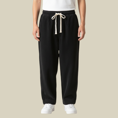 Relaxed Fit Men's Corduroy Casual Pants