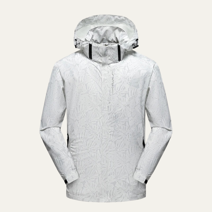 Waterproof Men's Breathable Windbreaker Hiking Jacket with Hood