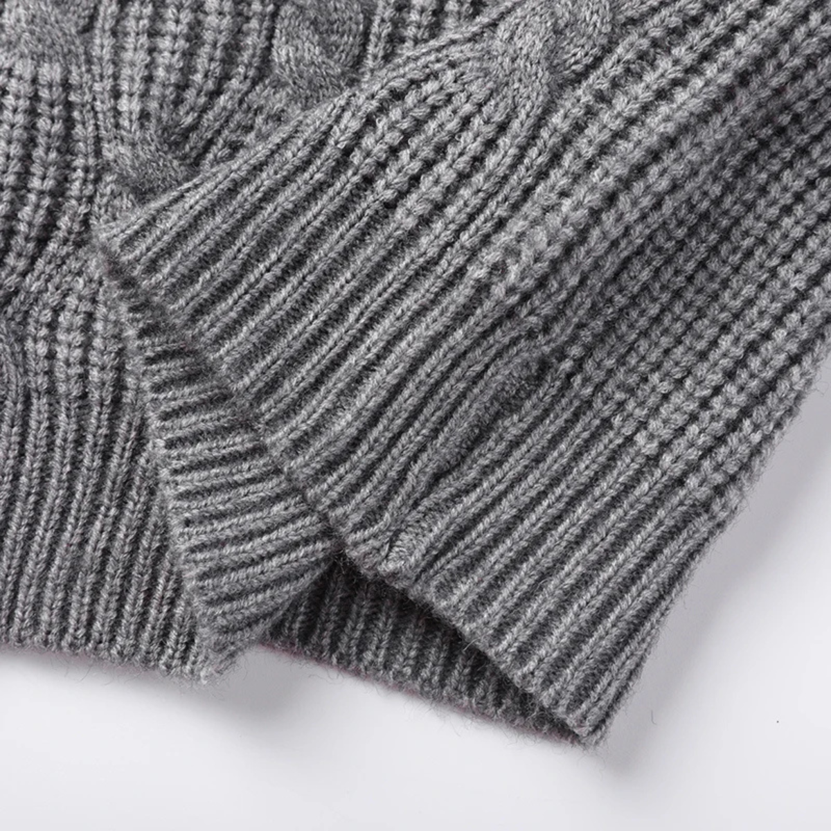 Cozy Men's Thick Cable Knit V Neck Sweater Vest