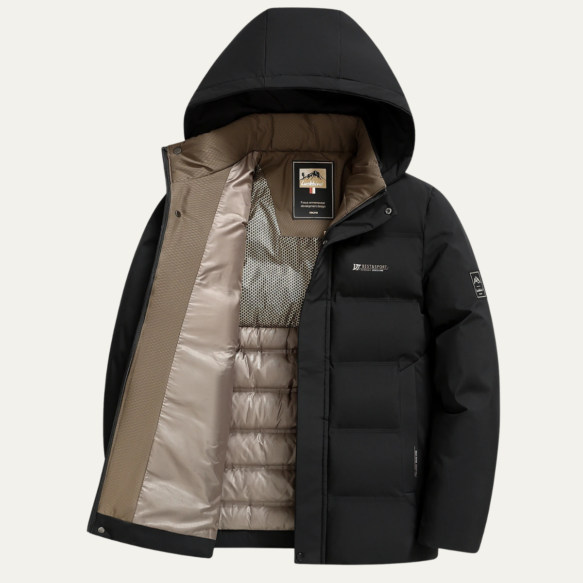 Insulated Men's Heavy Cotton Winter Coat