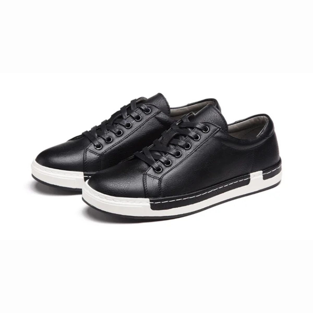 Stylish Vintage Mens Leather Lace Shoes
