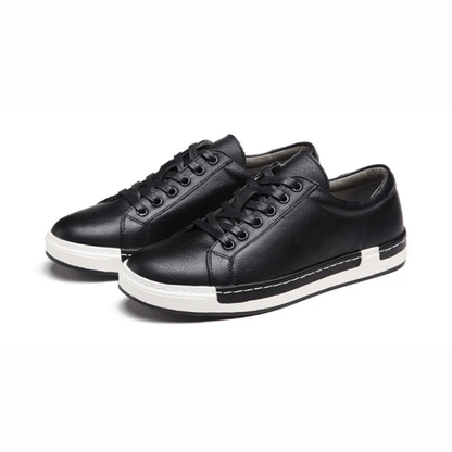 Stylish Vintage Mens Leather Lace Shoes