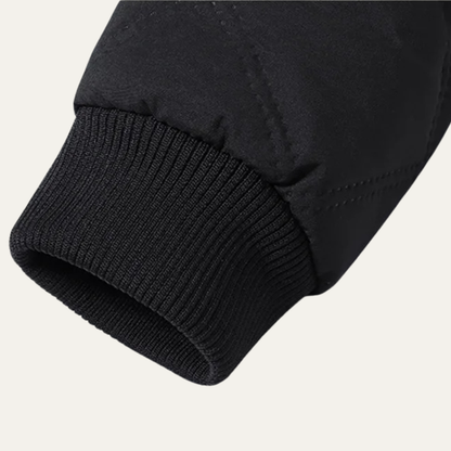 Warm Waterproof Men's Padded Jacket with Fleece Inside