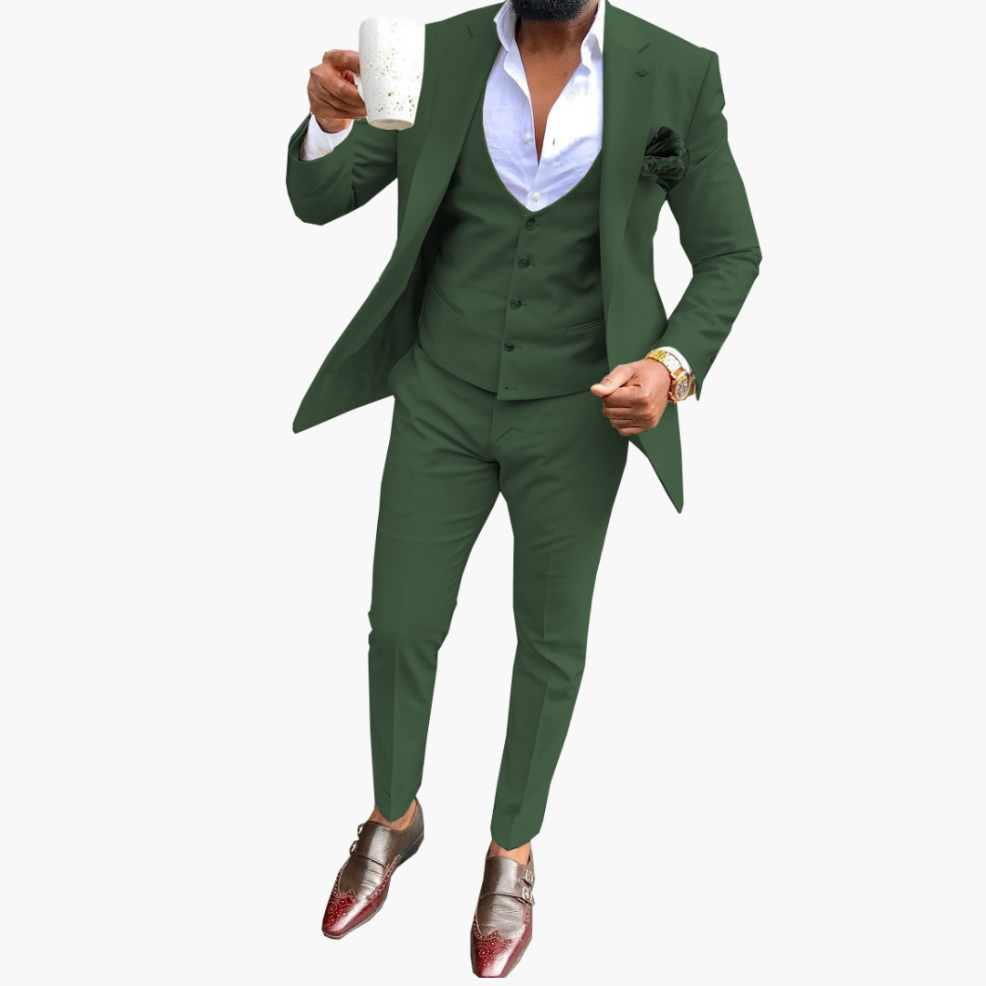Men's 3 Piece Slim Fit Suit Set