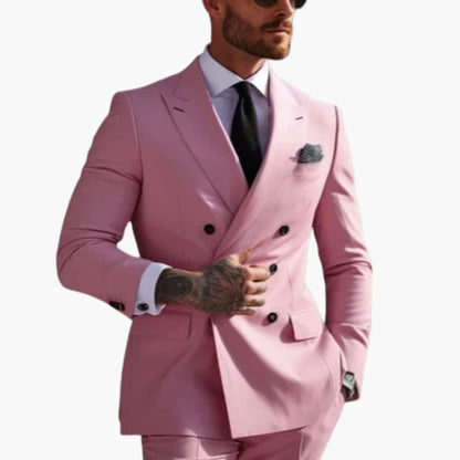 Classic Fit Mens 2 Piece Business Suit