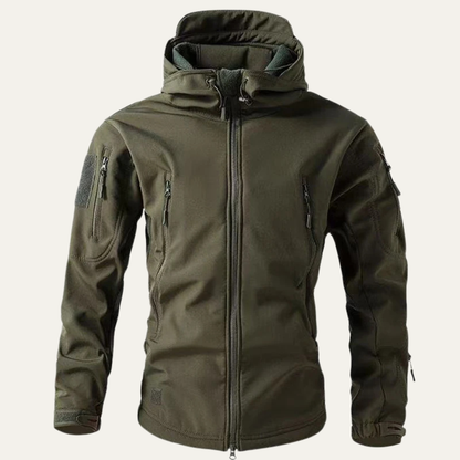 Waterproof Men's Fleece Lined Windbreaker Outdoor Jacket