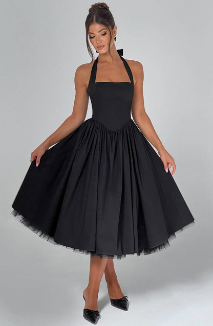 Elegant Ladies Floral Party Dress