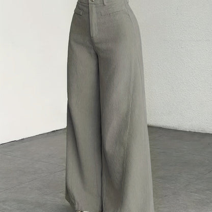 Comfortable High Waisted Wide Leg Pants