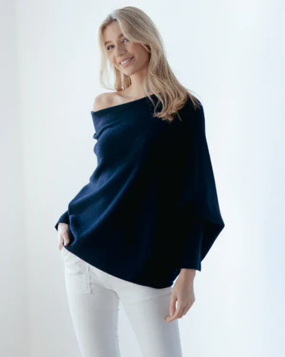 Feminine Knit Top with Bell Sleeve