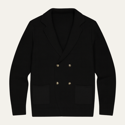 Classic Men's Double Breasted Knit Sweater - Nocini