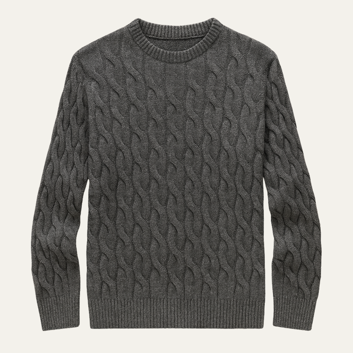 Classic Men's Cozy Cable Knit Sweater - Nocini