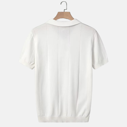 Classic Fit V-Neck Short Sleeve Polo Shirt