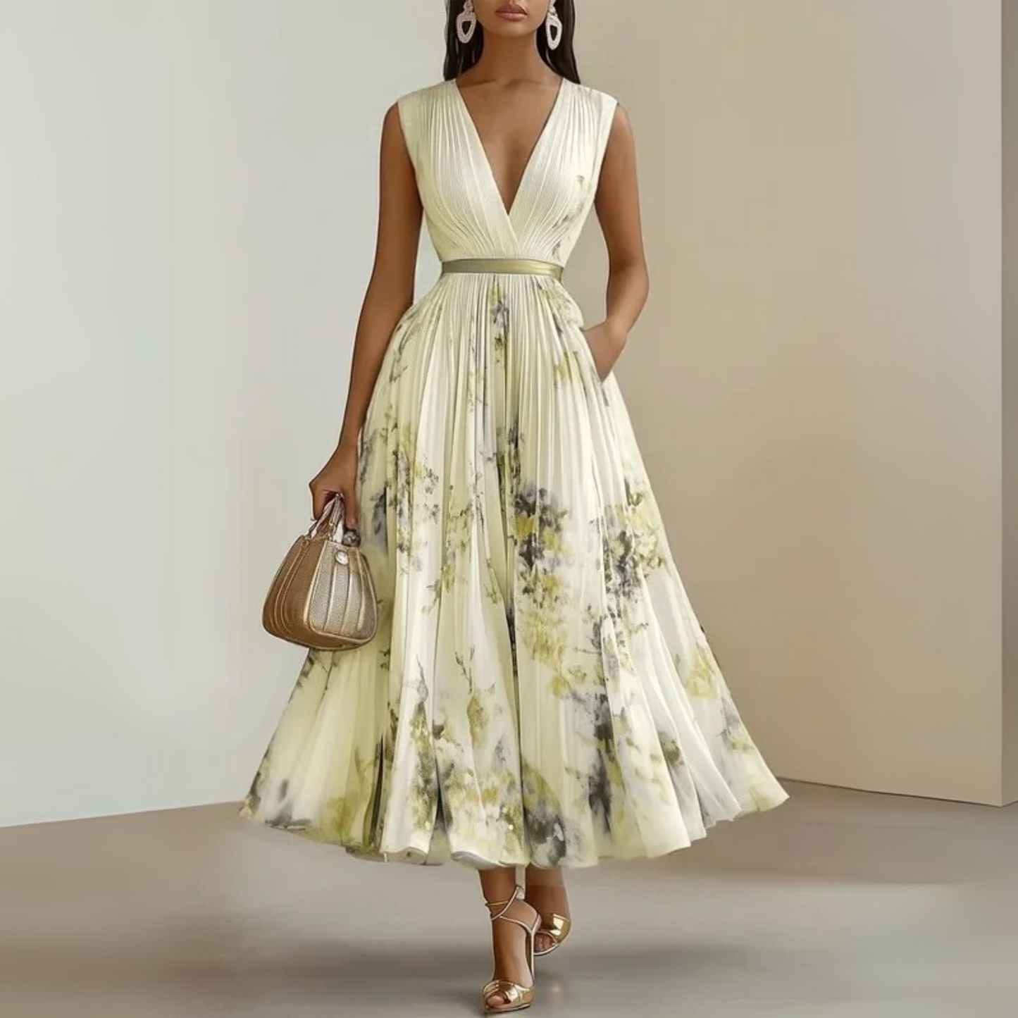 Lightweight Strapless Summer Maxi Dress