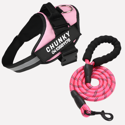 Customizable No Pull Dog Vest