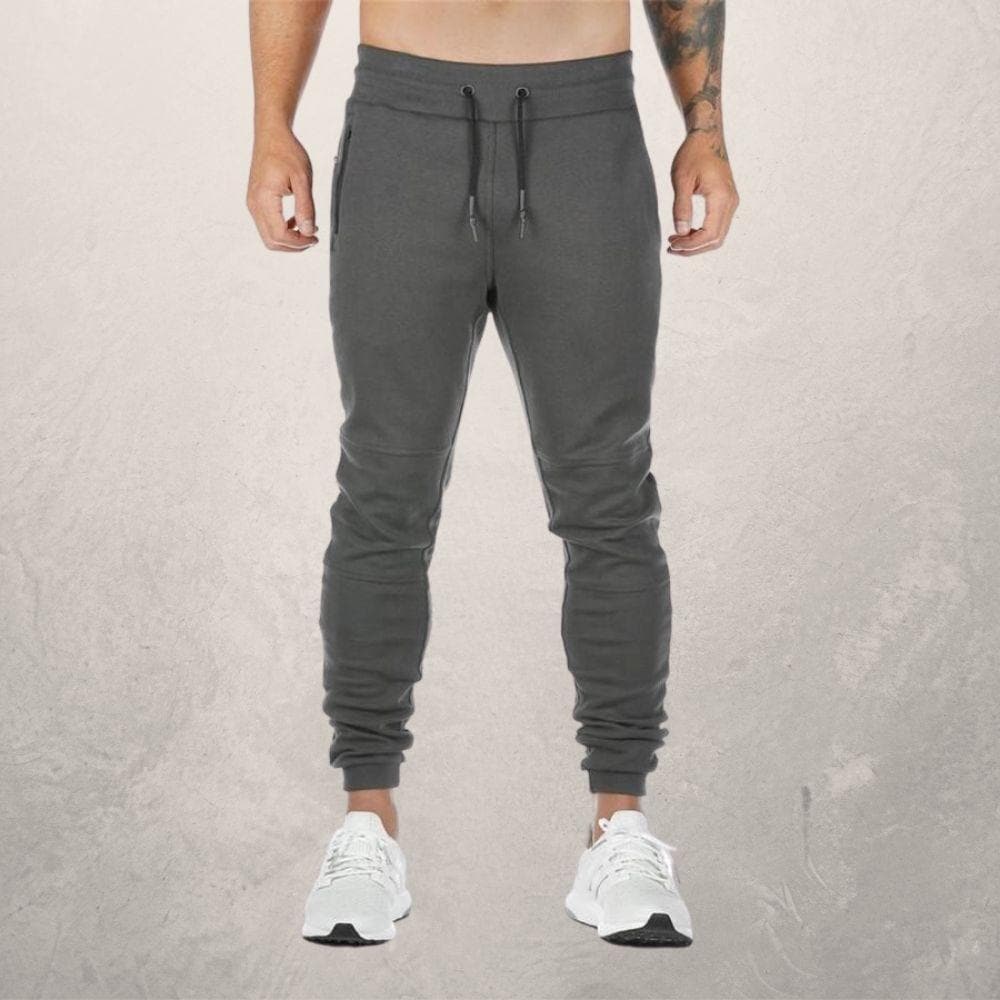 Comfortable Fit Jogger Pants with Elastic Waistband