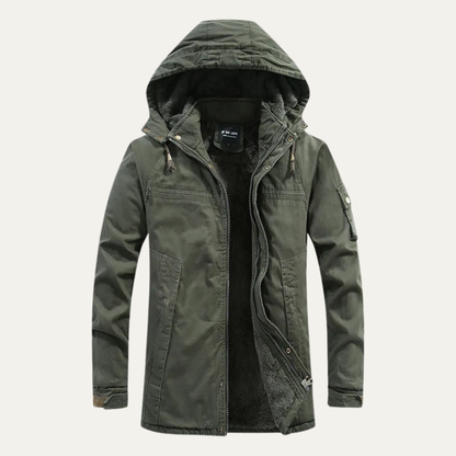 Comfy Men's Hoodie Jacket with Soft Fleece Lining - Nocini