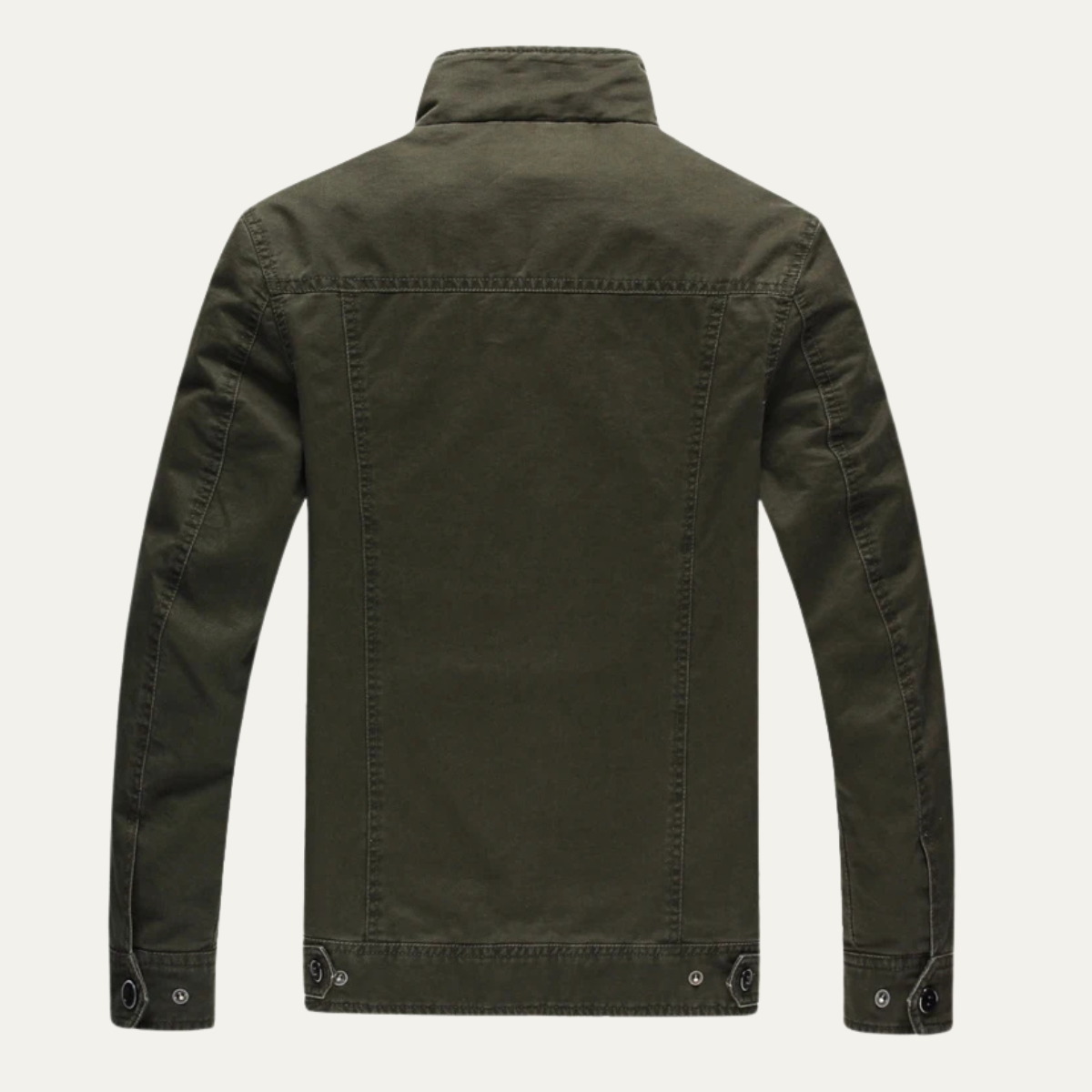Rugged Mens Military Style Cargo Coat