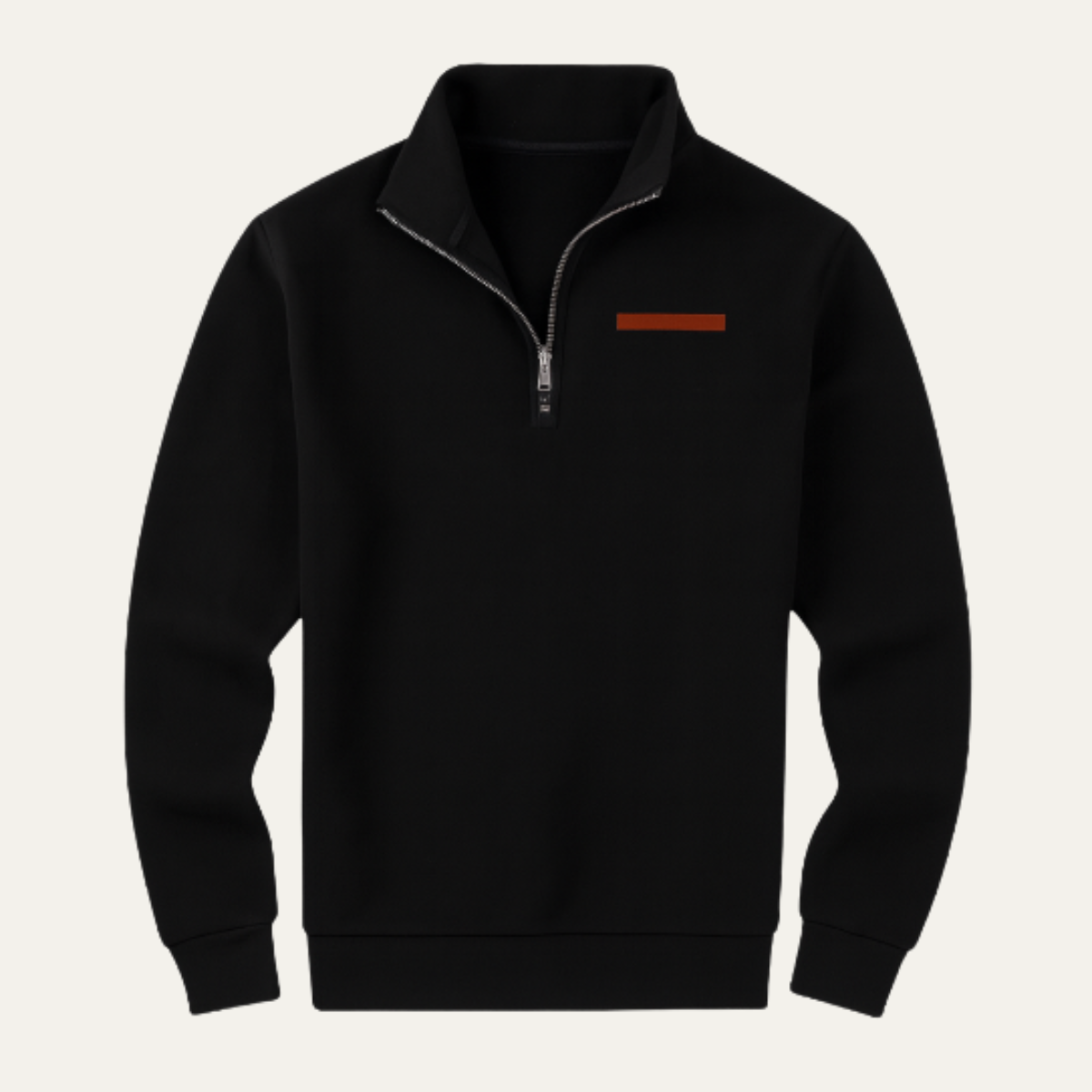 Men's Thermal Half Zip Fleece Pullover Sweater - Nocini