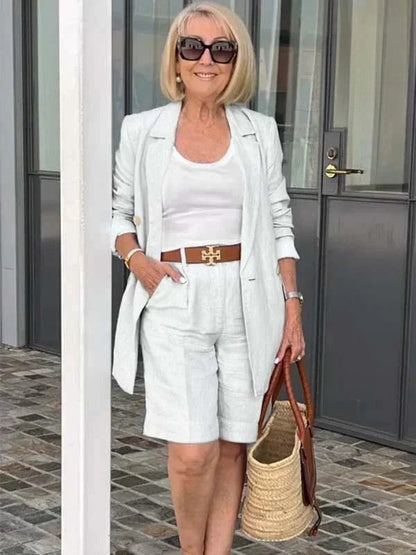 Chic Women's Linen Summer Outfit