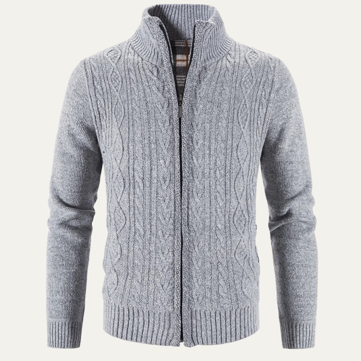 Cozy Men's Fleece Zipper Jacket