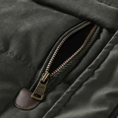 Insulated Men's Fleece Lined Hooded Winter Parka Coat