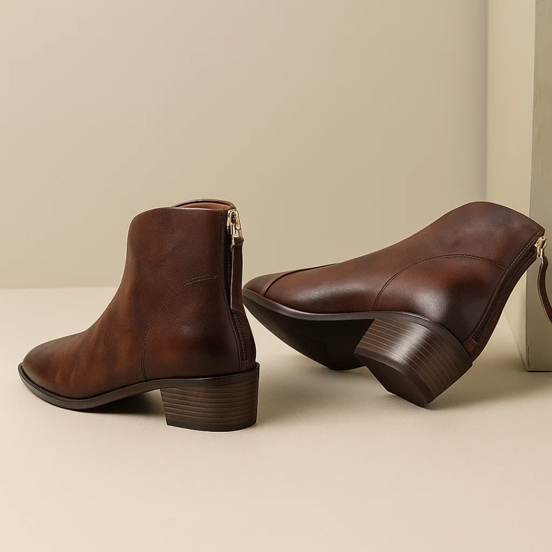 Elegant Women's Low Heel Boots