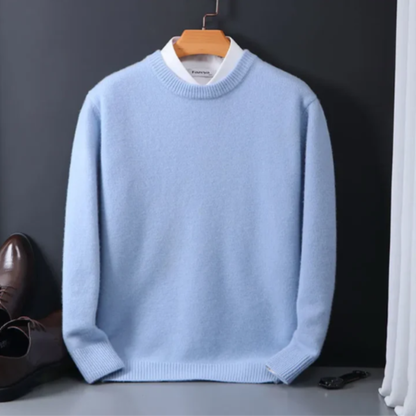 Soft Men's Cashmere Crew Neck Jumper Sweater