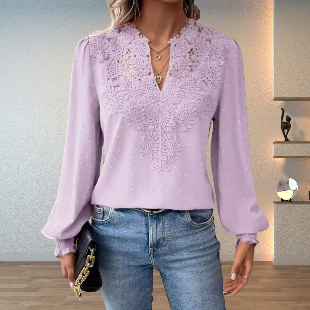Chic Women's Breathable Blouse