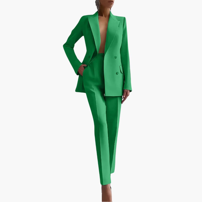 Ladies Business Jacket and Pant Set