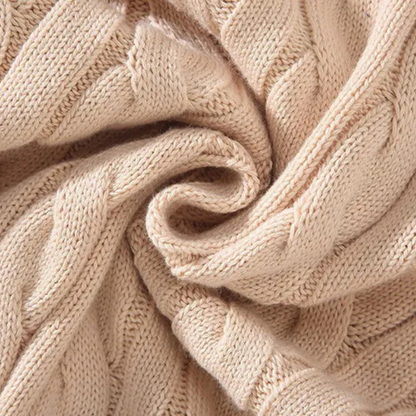 Cozy Mens Cable Knit Half Zip Cotton Sweater
