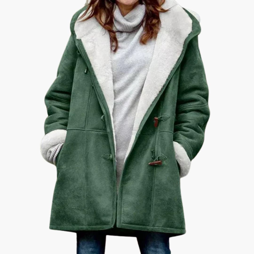 Ladies Waterproof Hooded Parka Jacket
