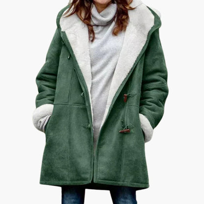 Ladies Waterproof Hooded Parka Jacket