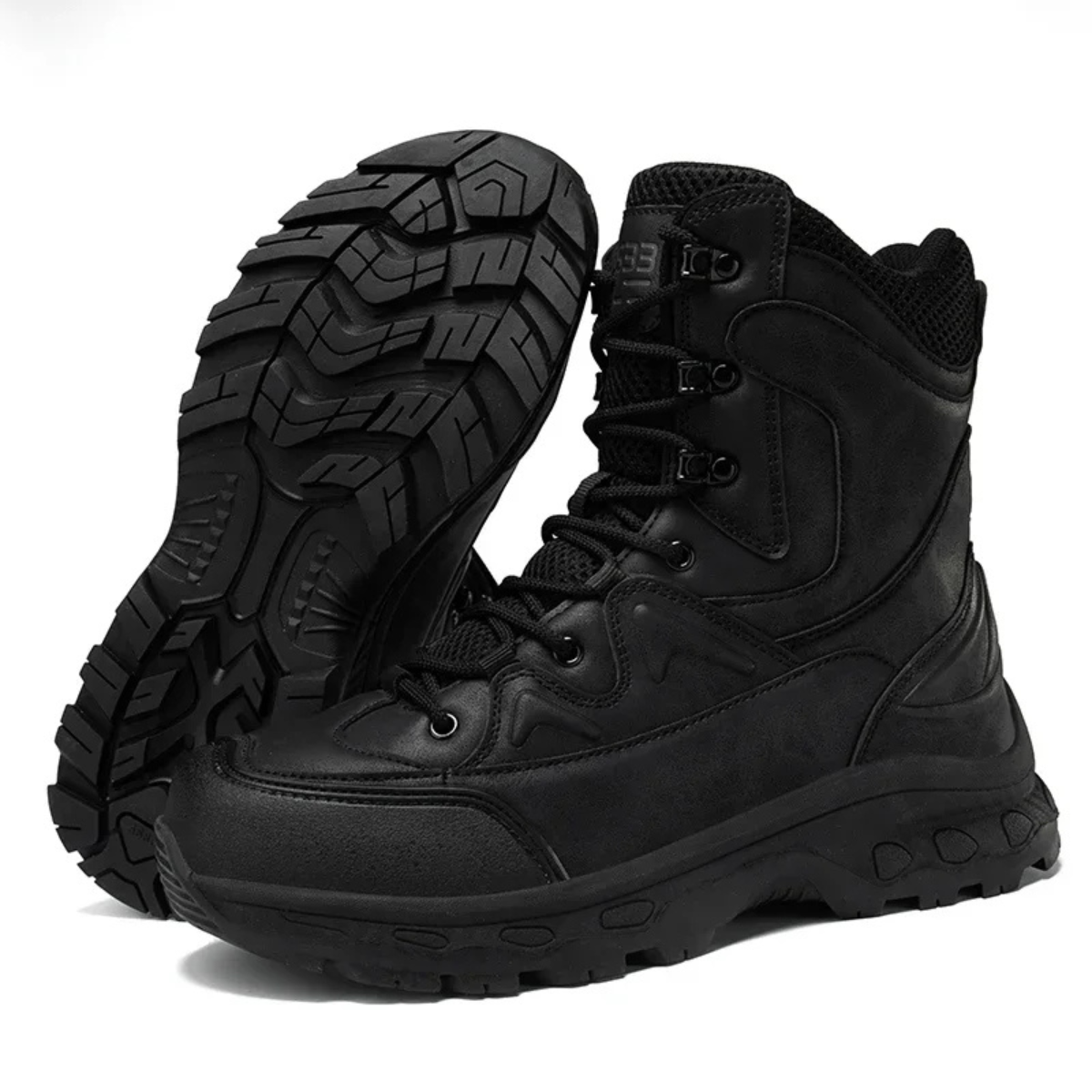 Rugged Outdoor Men's Insulated Waterproof Snow Boots