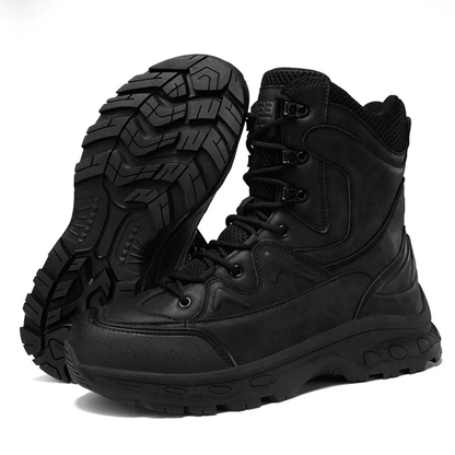 Rugged Outdoor Men's Insulated Waterproof Snow Boots