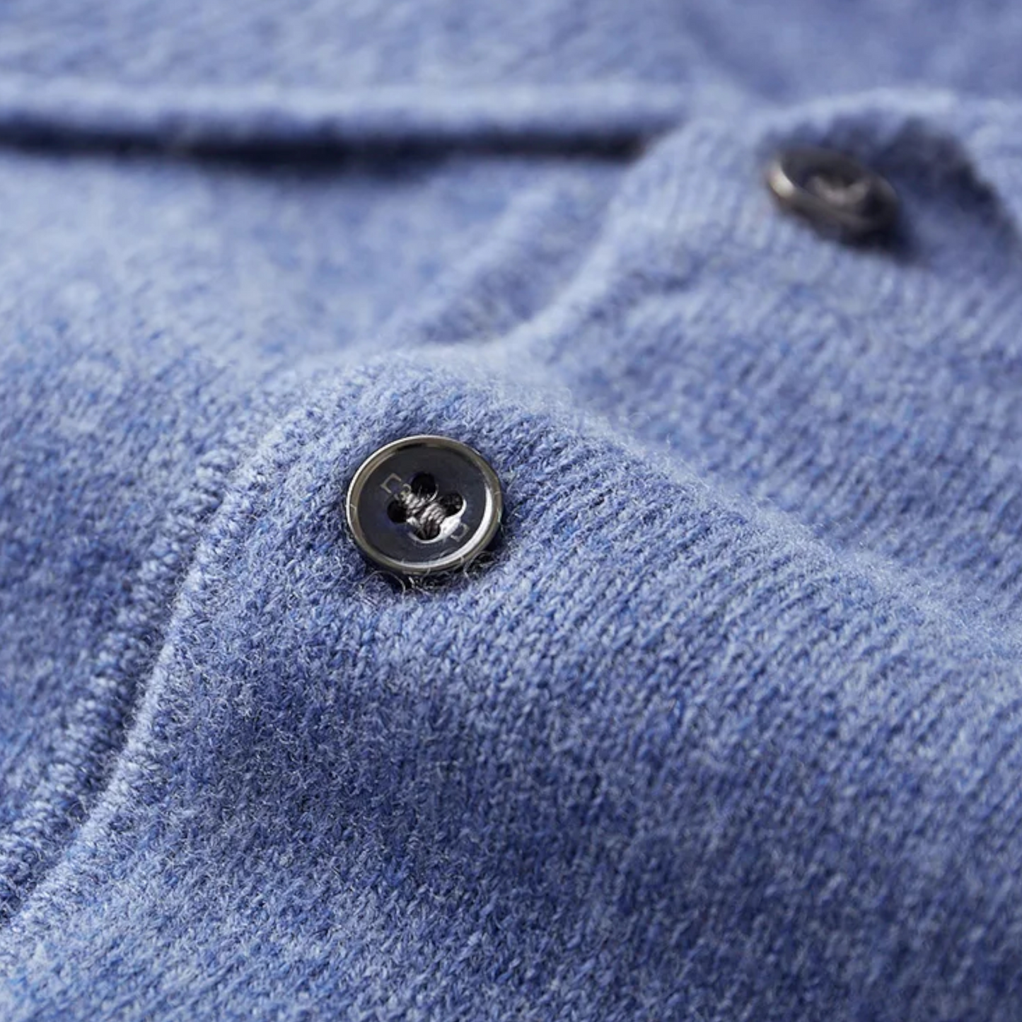 Men's Simple Long Sleeve Polo Shirt