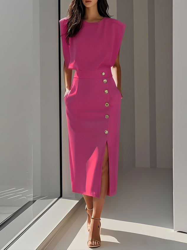 Elegant Casual Knee Length Dress